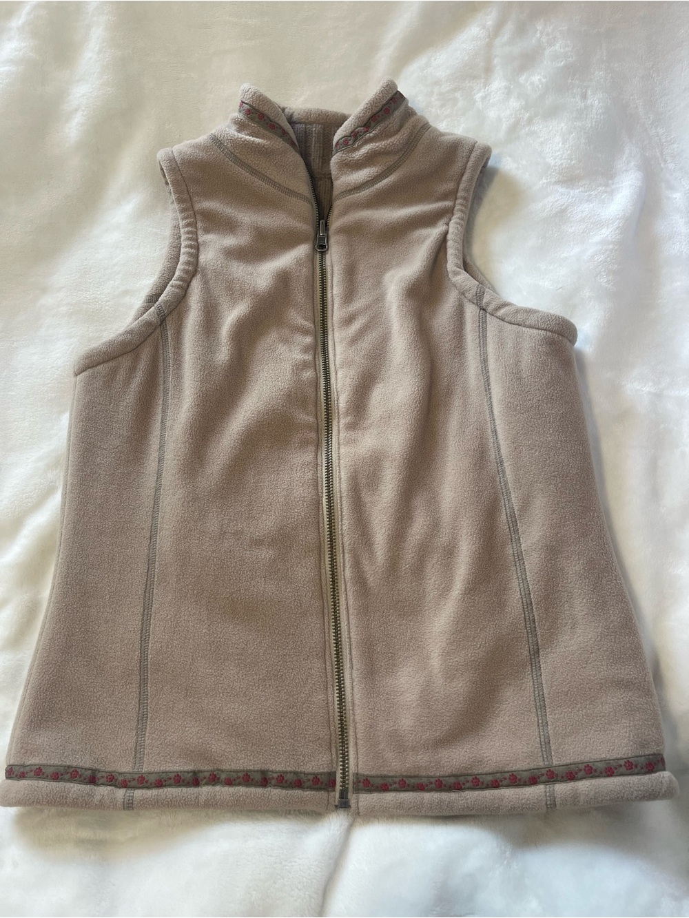Reversible vintage vest